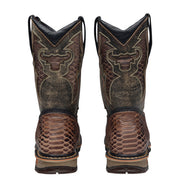 Men's Footprint Steel Toe Pull On Work Boots