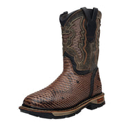 Men's Footprint Steel Toe Pull On Work Boots