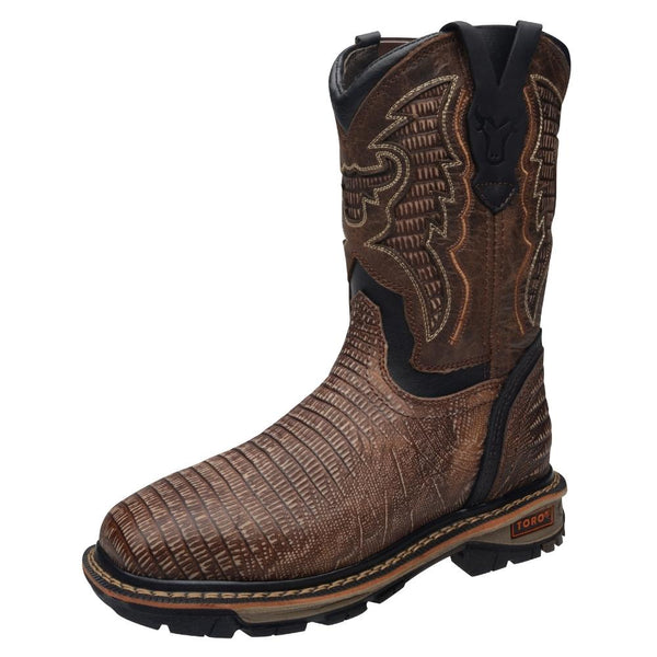 Men's Footprint Steel Toe Pull On Work Boots