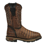 Men's Footprint Steel Toe Pull On Work Boots