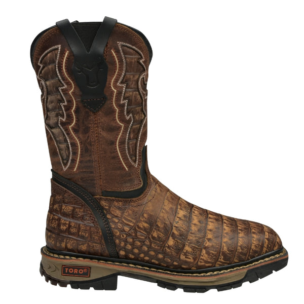 Men's Footprint Steel Toe Pull On Work Boots