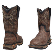 Men's Footprint Steel Toe Pull On Work Boots