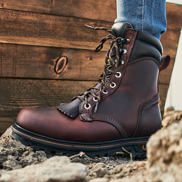 Men's Cebu Tk Lacer Steel Toe 8" Work Boots