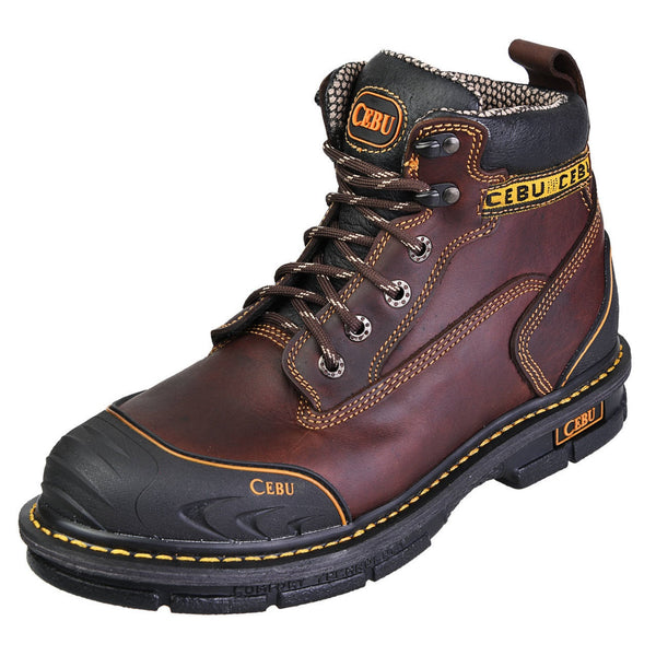 Men's Cebu BorceShark Soft Toe 6" Work Boots
