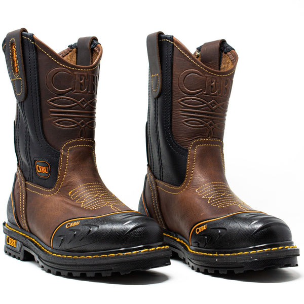 Men's Tk Farmer Steel Toe 10" Pull On Work Boots