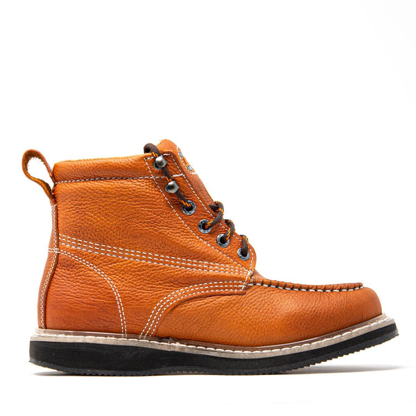 Men's Wrapper Soft Toe 6" Lace-Up Work Boots - Borce 200
