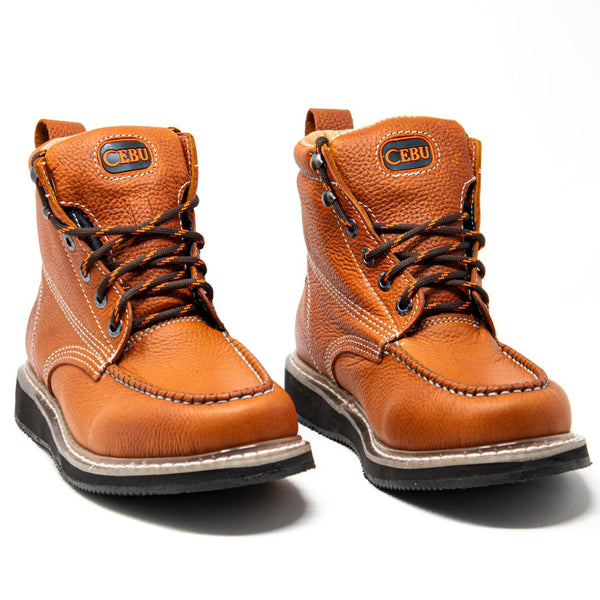 Men's Wrapper Soft Toe 6" Lace-Up Work Boots - Borce 200