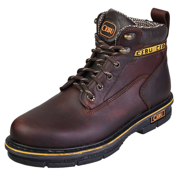 Men's Cebu Walker Soft Toe 6" Work Boots - BMX