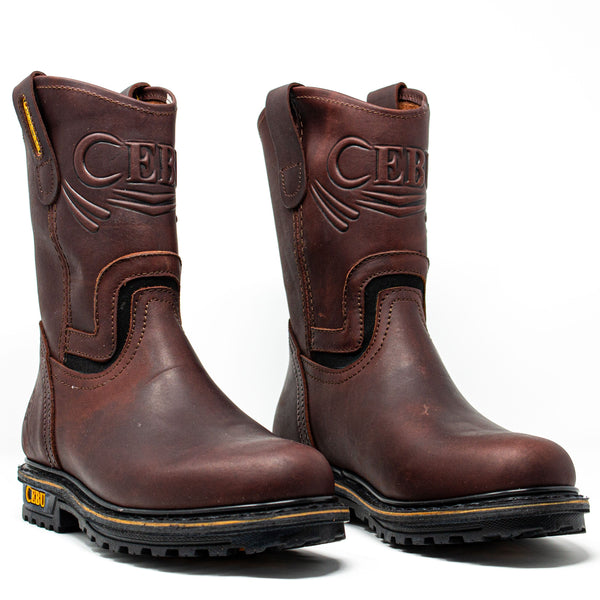 Men's R Flex Steel Toe 10" Pull On Work Boots