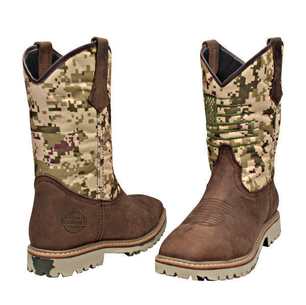 Men's Labrador Military Camo Heavy-Duty Work Boots - CTC USA