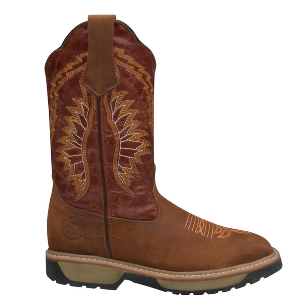 Men's Labrador Patriotic Steel Toe Cowboy Work Boots