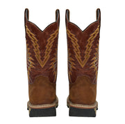 Men's Wings Steel Toe Cowboy Work Boots - CW