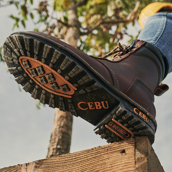 Men's Cebu Tk Lacer Steel Toe 8" Work Boots
