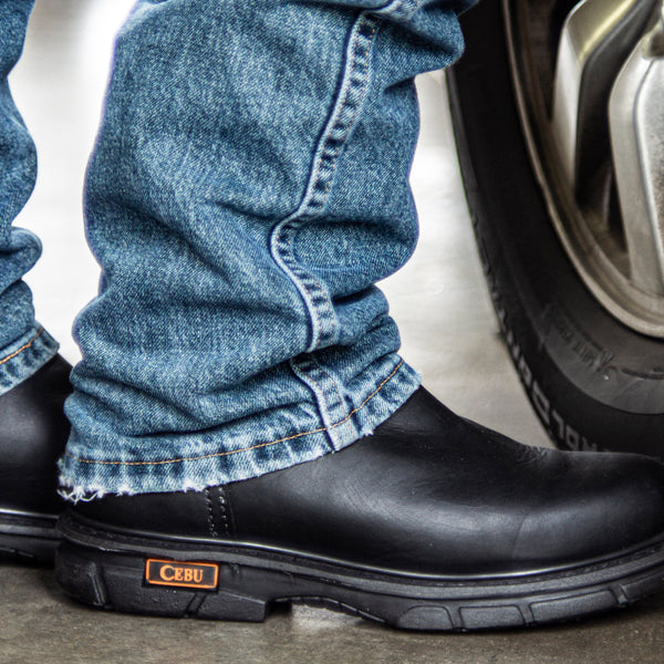 Men's Cebu Botin Grip Soft Toe 6" Slip On Work Boots