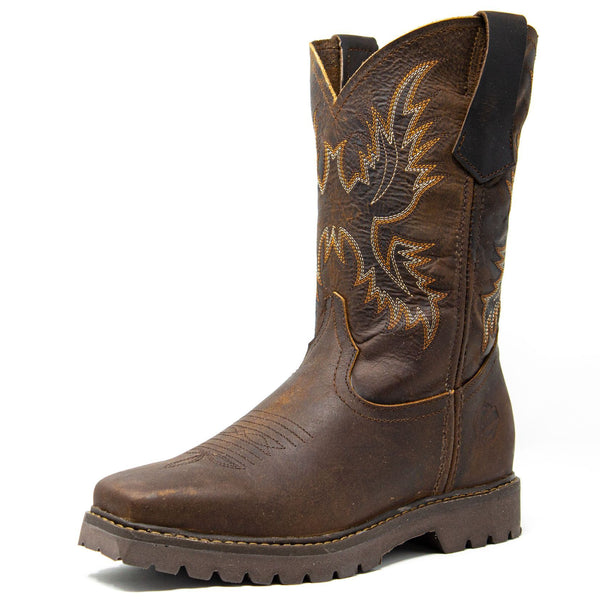 Men's CMC PU Soft Toe 10" Pull On Work Boots