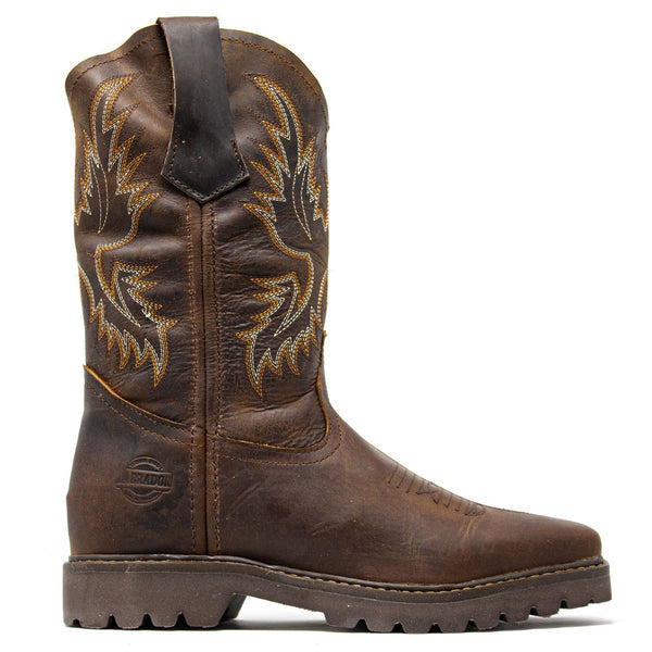Men's CMC PU Soft Toe 10" Pull On Work Boots