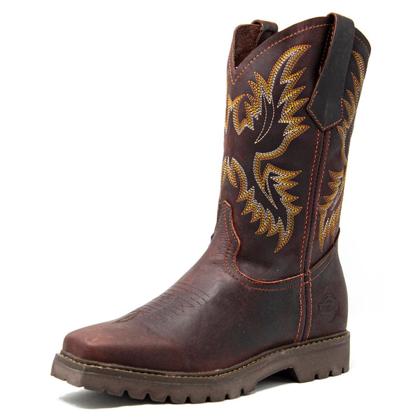 Men's CMC PU Soft Toe 10" Pull On Work Boots