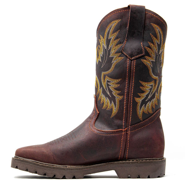 Men's CMC PU Soft Toe 10" Pull On Work Boots