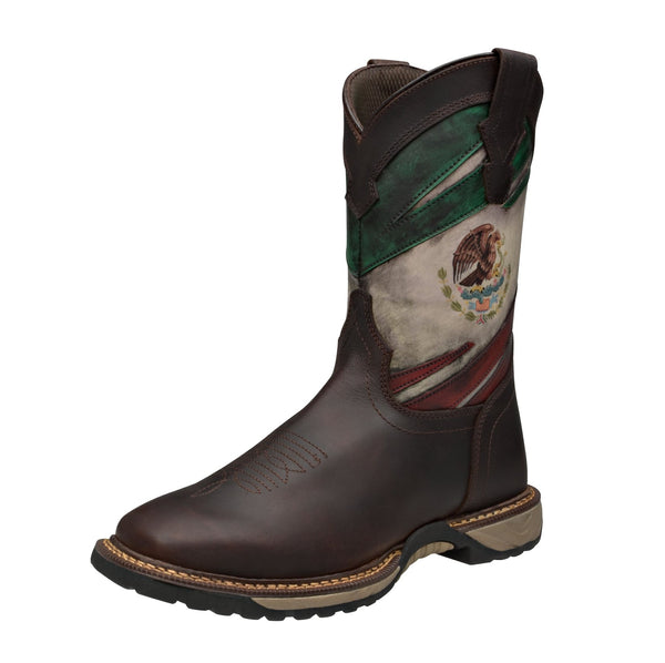 Men's Cebu Patriot Soft Toe Lightweight 10" Pull On Work Boots