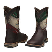 Men's Cebu Patriot Soft Toe Lightweight 10" Pull On Work Boots