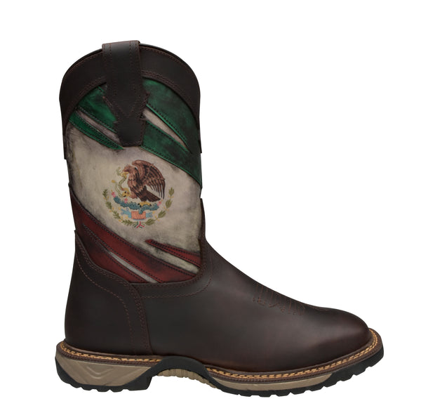Men's Cebu Patriot Soft Toe Lightweight 10" Pull On Work Boots