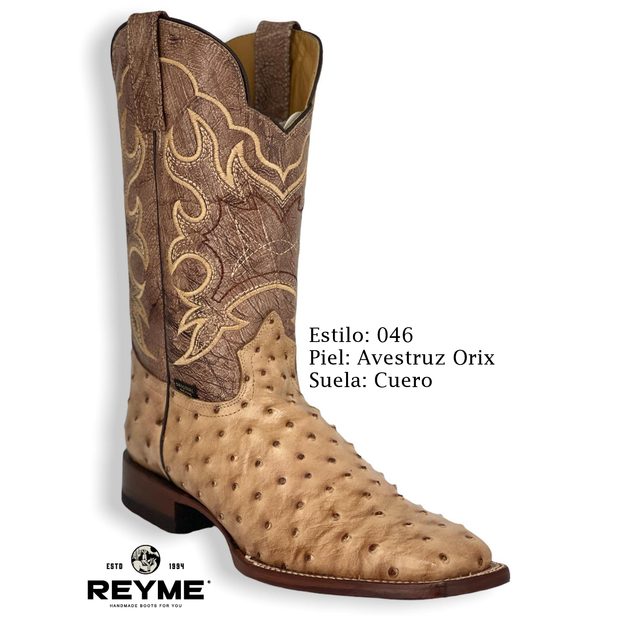 Bota Rodeo Avestruz Reyme